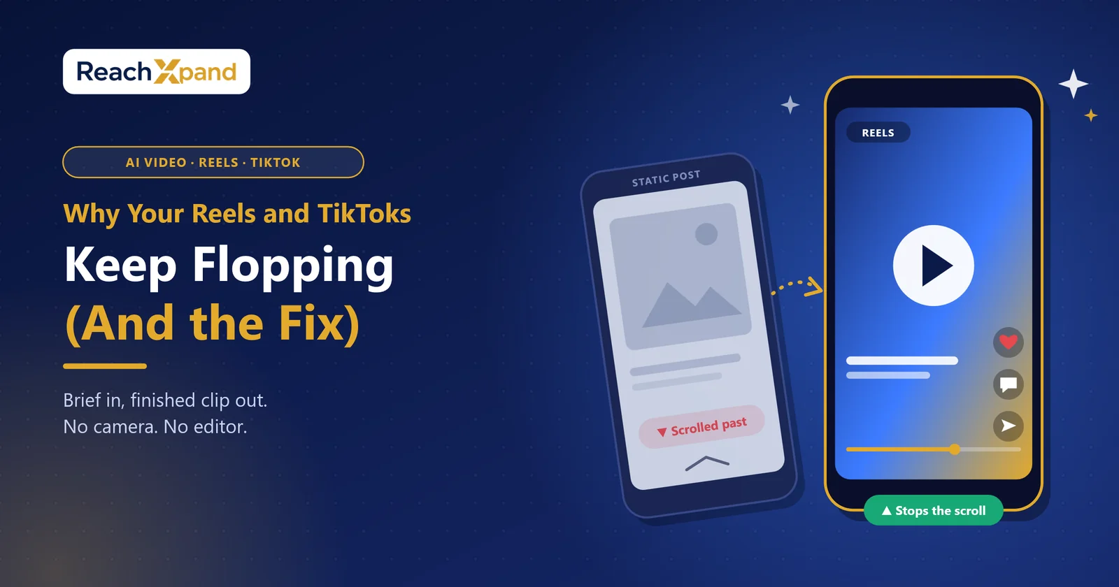 Why your Reels and TikToks keep flopping, and the fix